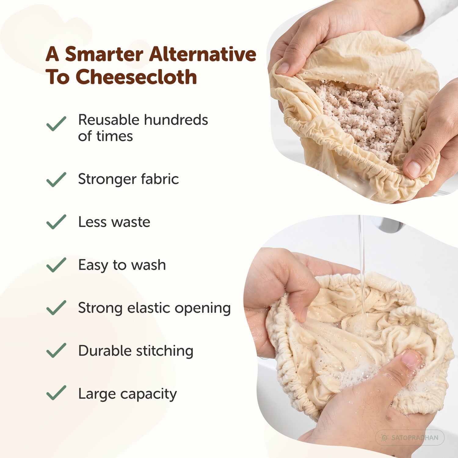 A smarter Alternative to Cheese cloth