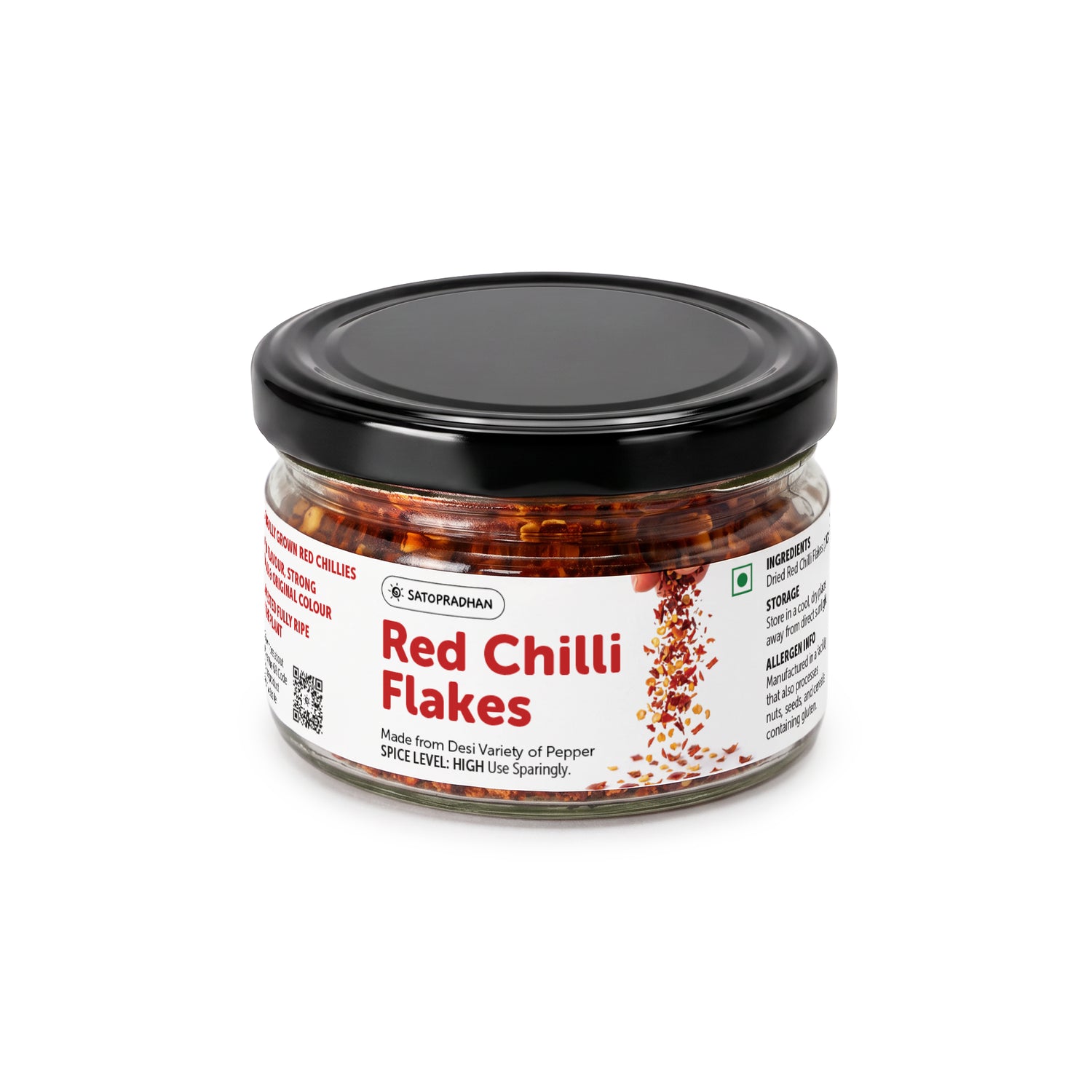 Premium Red Chilli Flakes 50g - Crushed Red Pepper Flakes