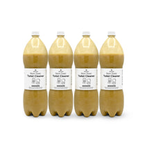 Non-Toxic Toilet Cleaner | Eco-Friendly Toilet Bowl Cleaner - Bundle of 4 Upcycled Plastic Bottles (1.9 L Each) | Value Pack | Family Pack | 100% Organic | Pet Friendly & Child Safe | Cost Effective