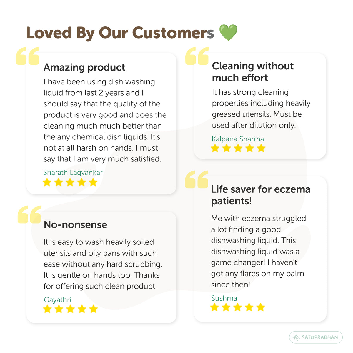 Customer reviews for Satopradhan bio-enzyme dishwash liquid