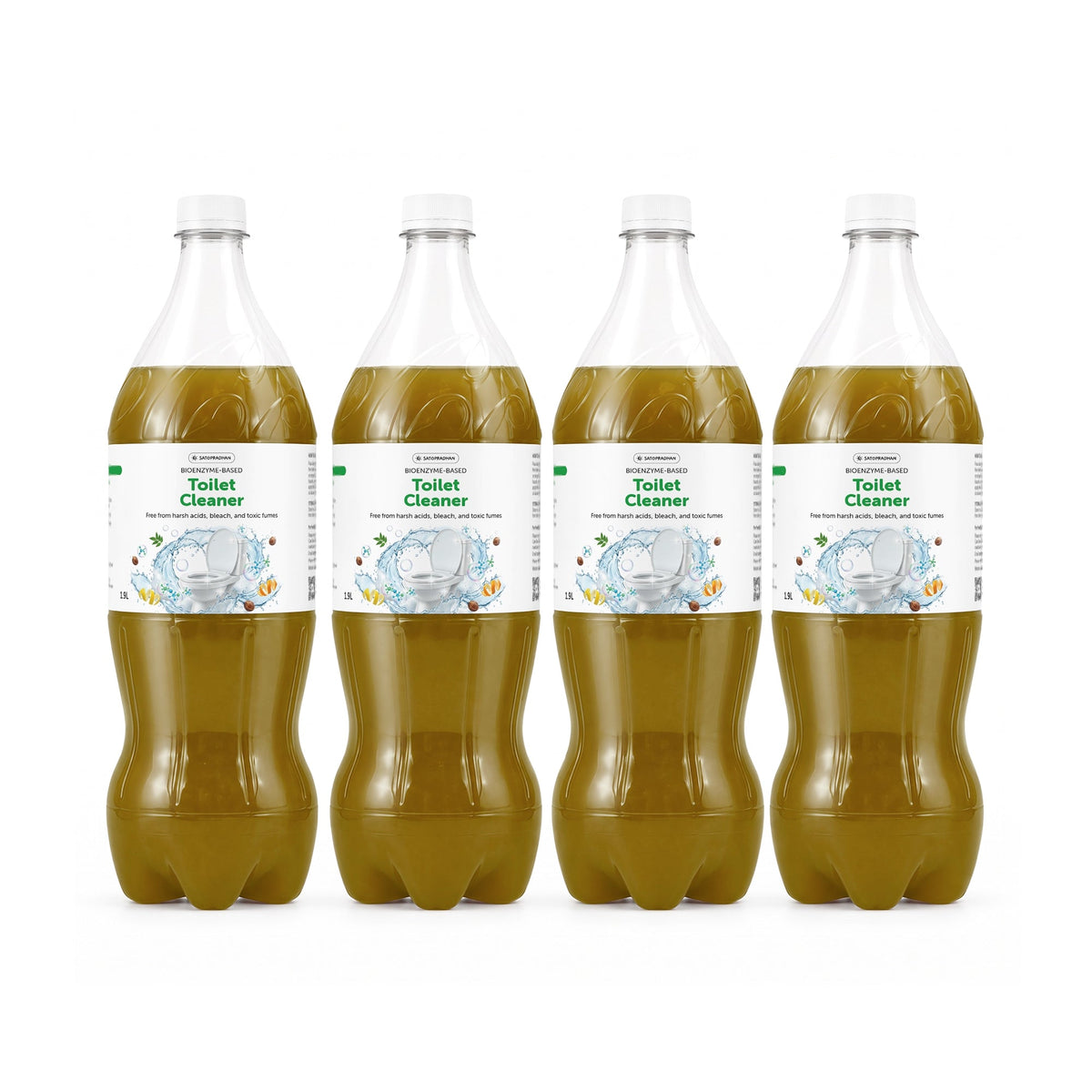 Bio-Enzyme Toilet Cleaner Bundle (4 × 1.9 L) - Satopradhan
