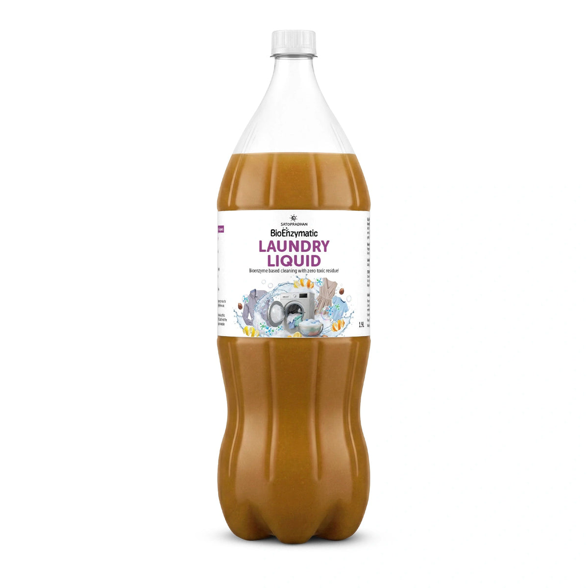 Bioenzyme Laundry Detergent Liquid 750ml/1.9L – Natural, Plant-Based & Eco-Friendly - Satopradhan
