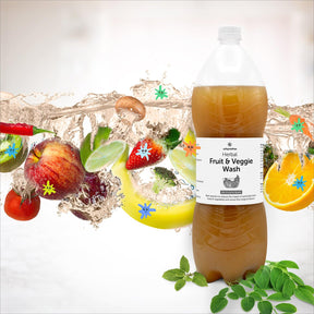 Herbal Fruit & Vegetable Wash 700ml & 1.9kg | Organic Vegetable Cleaner | Natural Disinfectant - Satopradhan