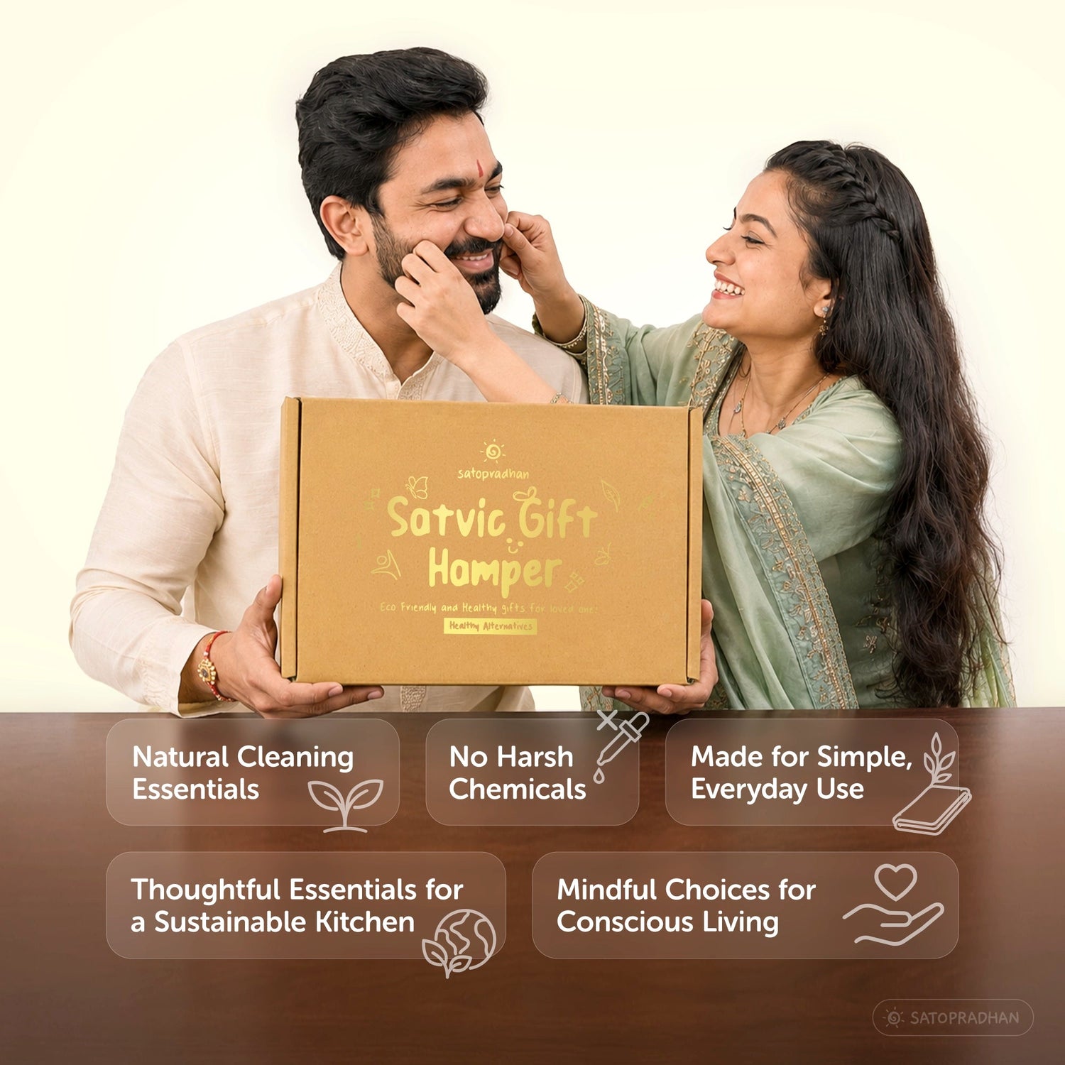 Kitchen Essentials Hamper - Healthy & Sustainable Kitchen Alternatives - Satopradhan