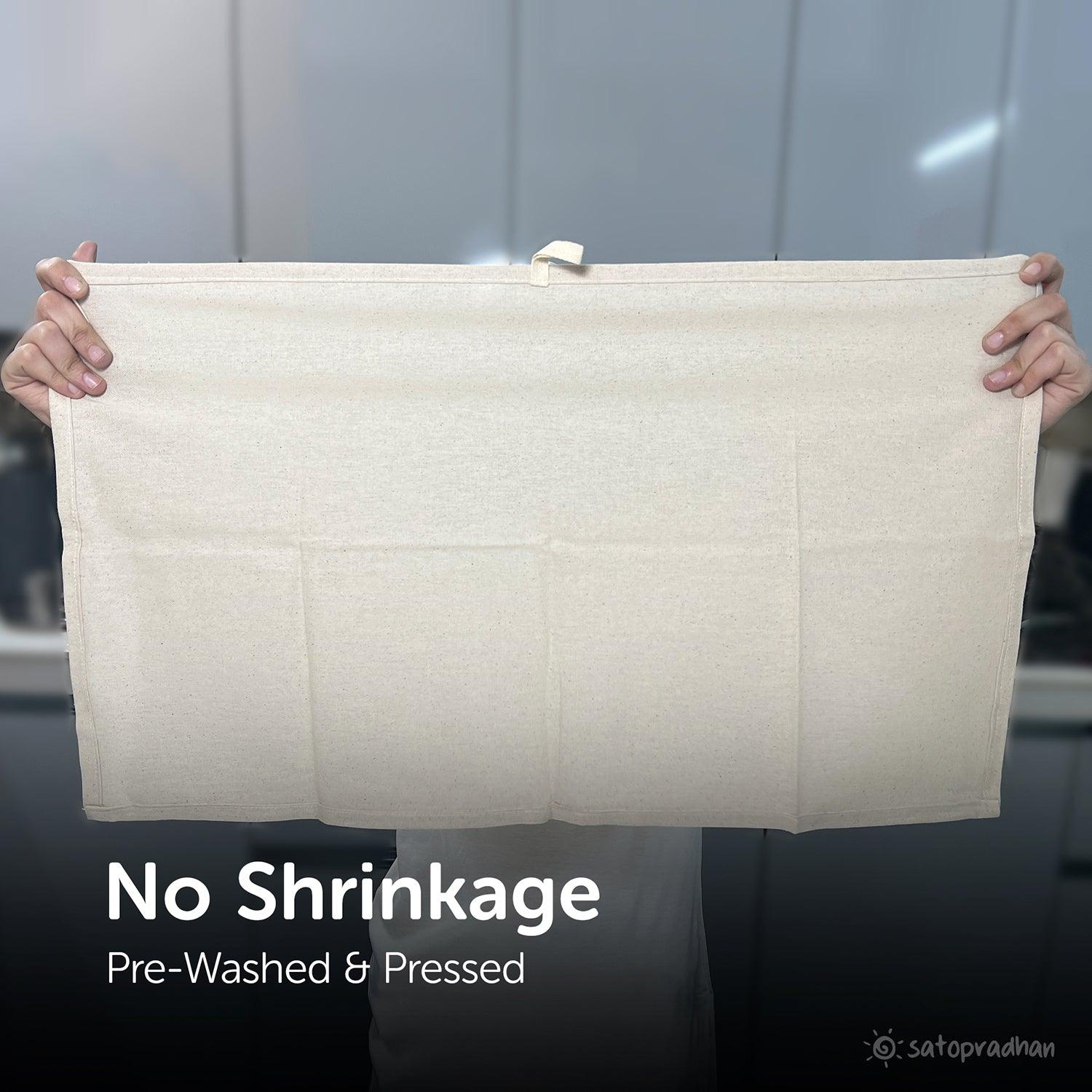 There is no issue of shrinkage and losing elasticity even after repeated washes