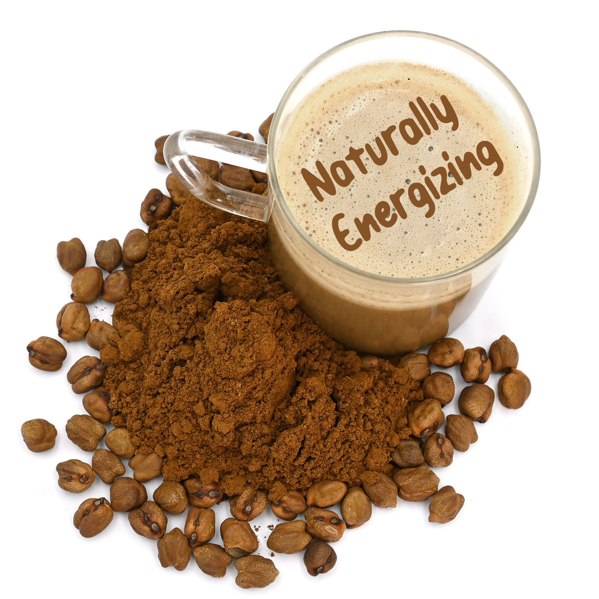 noCoffee Chickpea Powder - 100g | Prepared using Roasted Chickpeas/Kabuli Chana - No Caffeine Coffee Alternative - Coffee Without Caffeine - Plant Based Coffee - Vegan Coffee - Non-Caffeinated Coffee Alternative