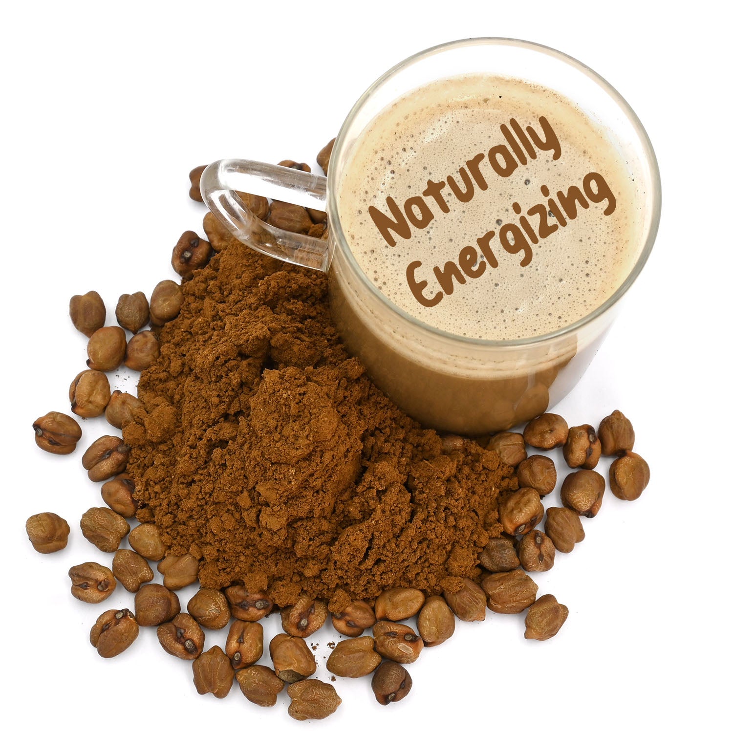 noCoffee Chickpea Powder - 100g | Prepared using Roasted Chickpeas/Kabuli Chana - No Caffeine Coffee Alternative - Coffee Without Caffeine - Plant Based Coffee - Vegan Coffee - Non-Caffeinated Coffee Alternative