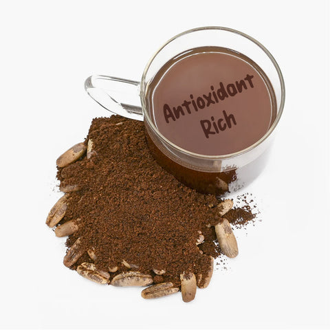 noCoffee Date Seed Powder 100g - Best Caffeine Free Coffee Alternative – Non Acidic Coffee for GERD & IBS – Organic, Gut Friendly, Plant-Based Coffee Substitute – Coarsely Ground