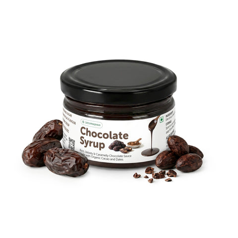 Organic Chocolate Syrup 200g | Date-Sweetened Chocolate Sauce with Real Cacao | No Refined Sugar, No Artificial Flavours