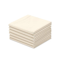 Organic Cotton Handkerchief for Men - 18”x18” Large | Soft Men’s Hankies - Cream White Colour - Pure, High-Quality Cloth - Eco-Friendly & Sweat Absorbent Handkerchiefs - Perfect Sustainable Gift