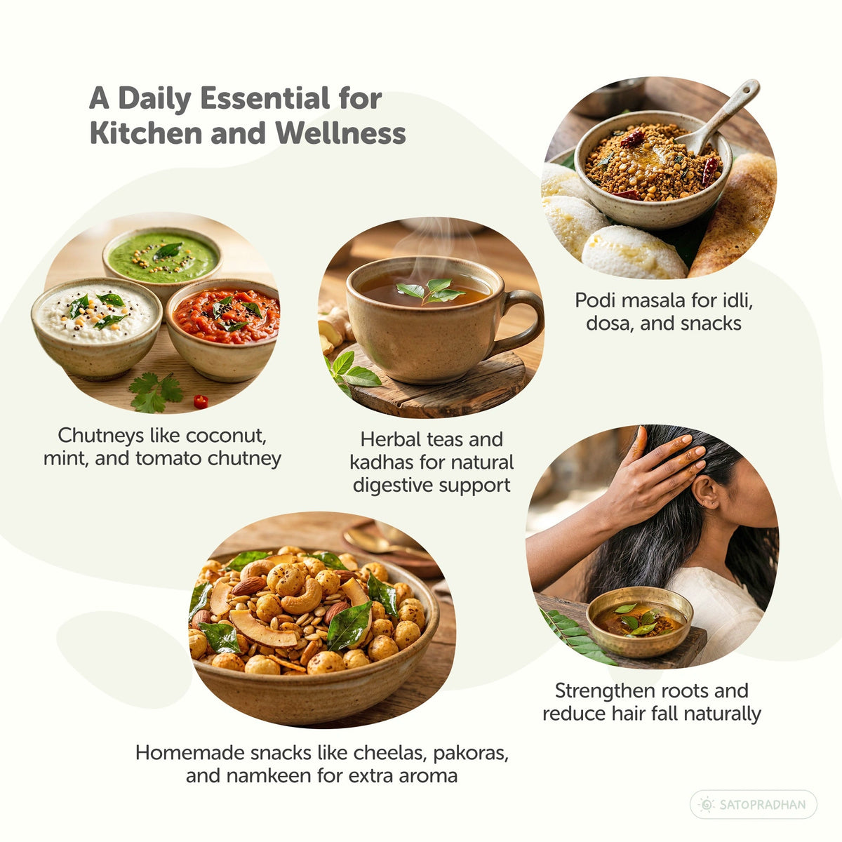 Organic Dried Curry Leaves 70g – Chemical-Free & Ready to Use Kadipatta - Karuveppilai - Satopradhan