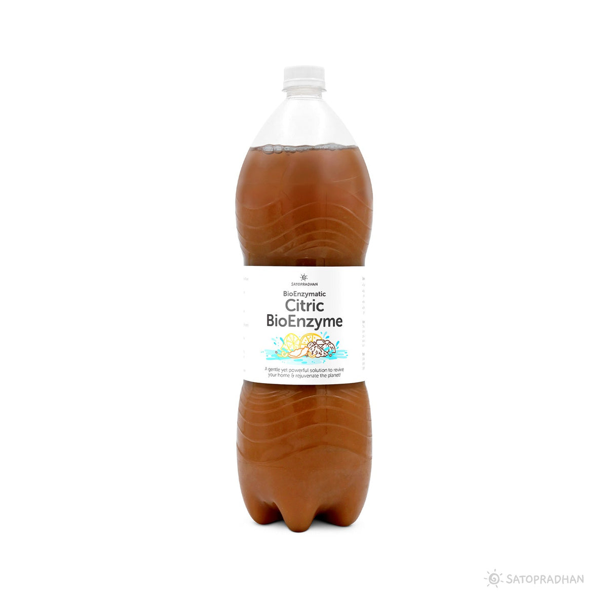 Plain Citric Bio Enzyme 750ml or 1.9L - Multipurpose Home Cleaner - Bioenzyme All Purpose Cleaner - Concentrated & Environmentally Friendly Disinfectant Spray - Satopradhan