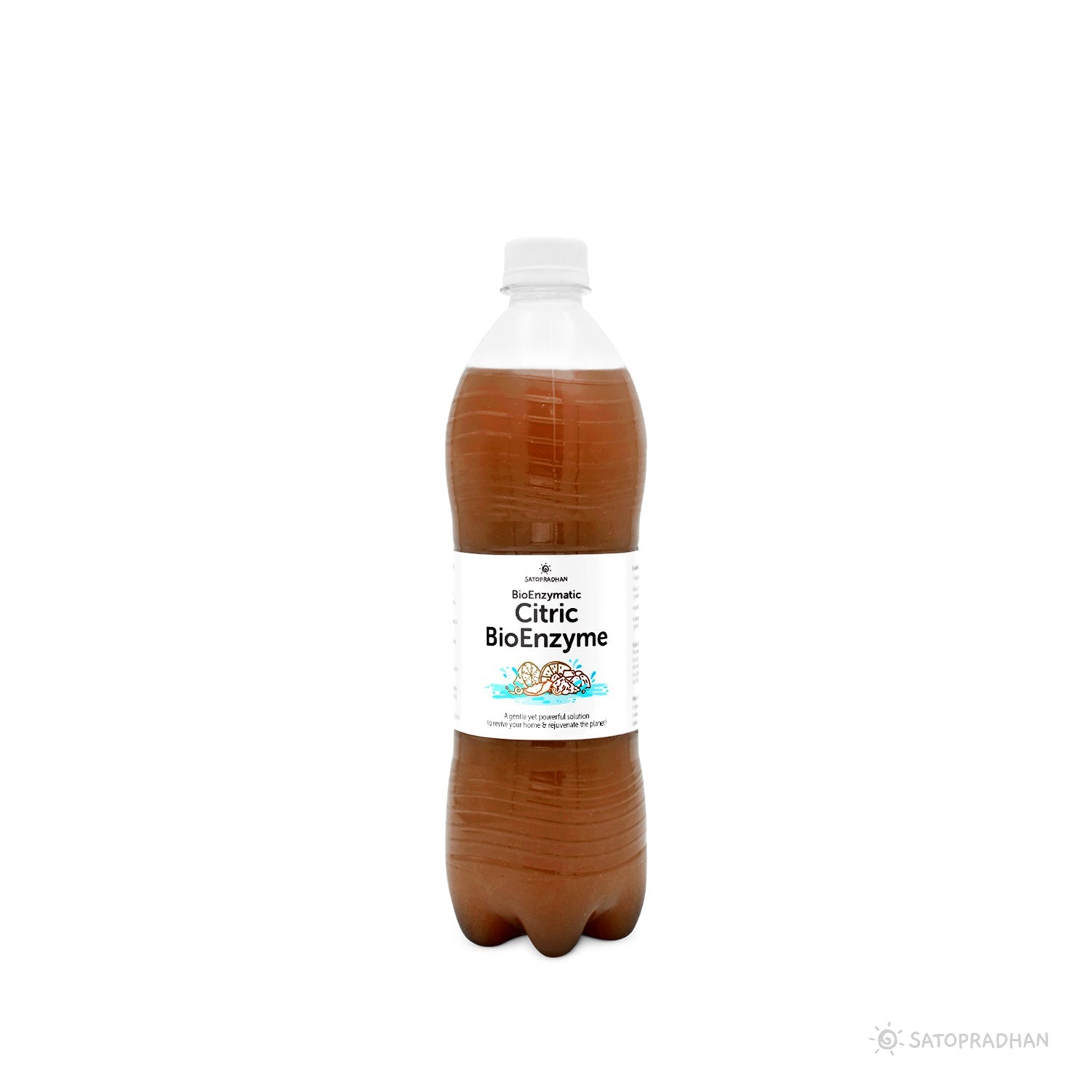Plain Citric Bio Enzyme 750ml or 1.9L - Multipurpose Home Cleaner - Bioenzyme All Purpose Cleaner - Concentrated & Environmentally Friendly Disinfectant Spray - Satopradhan
