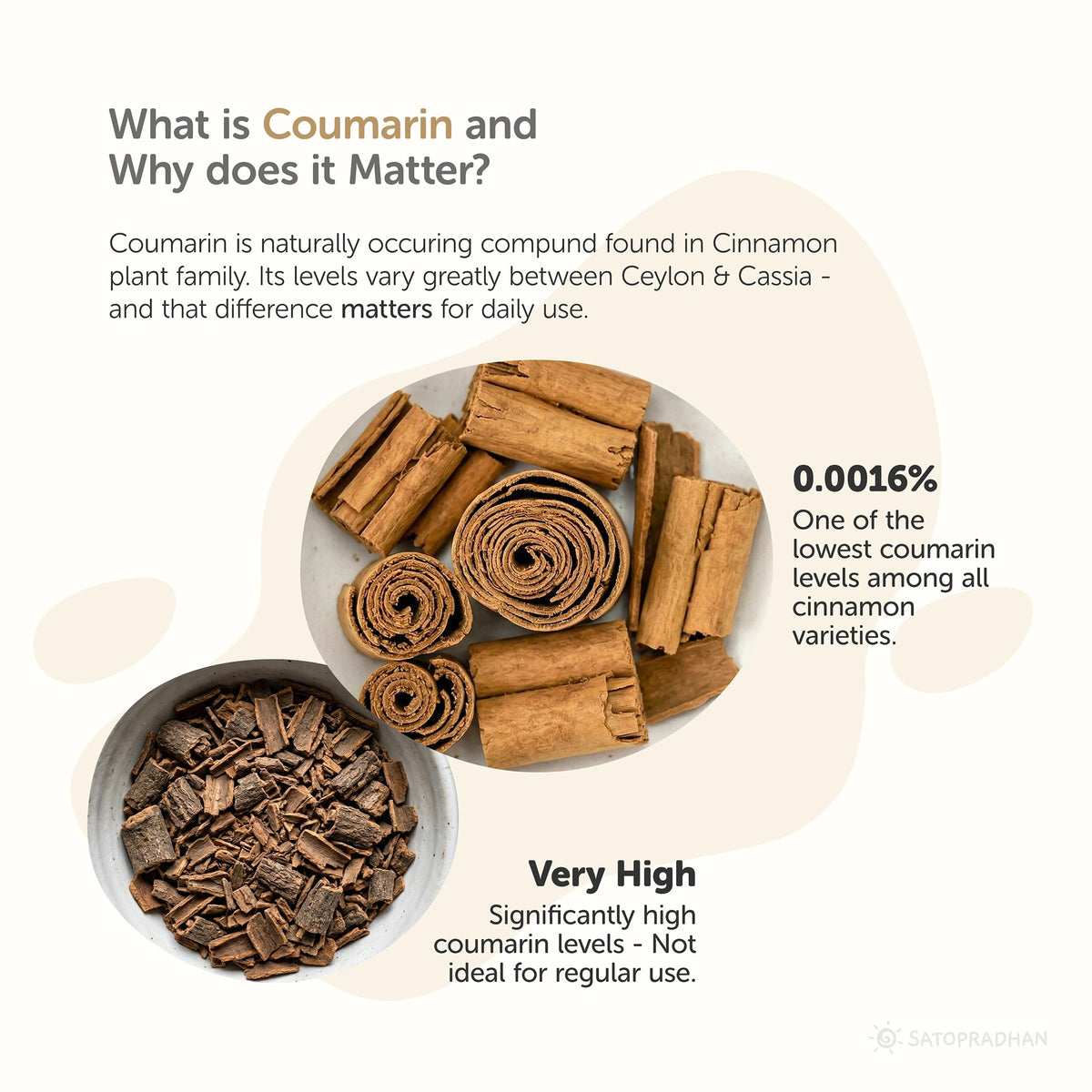 Pure Ceylon Cinnamon Sticks (C5) 100g – Low Coumarin - True Sri Lankan Whole Dalchini Quills - Unpolished Cinnamon Whole Bark - Satopradhan