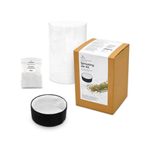 Complete Sprouting Jar Kit - Includes Glass Jar, Strainer Cap, and Seed Mix