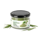 Wheatgrass Juice Powder 100g - Made from Organic Wheatgrass Shoots grown using Sharbati Wheatberries - Gluten-free - Satopradhan