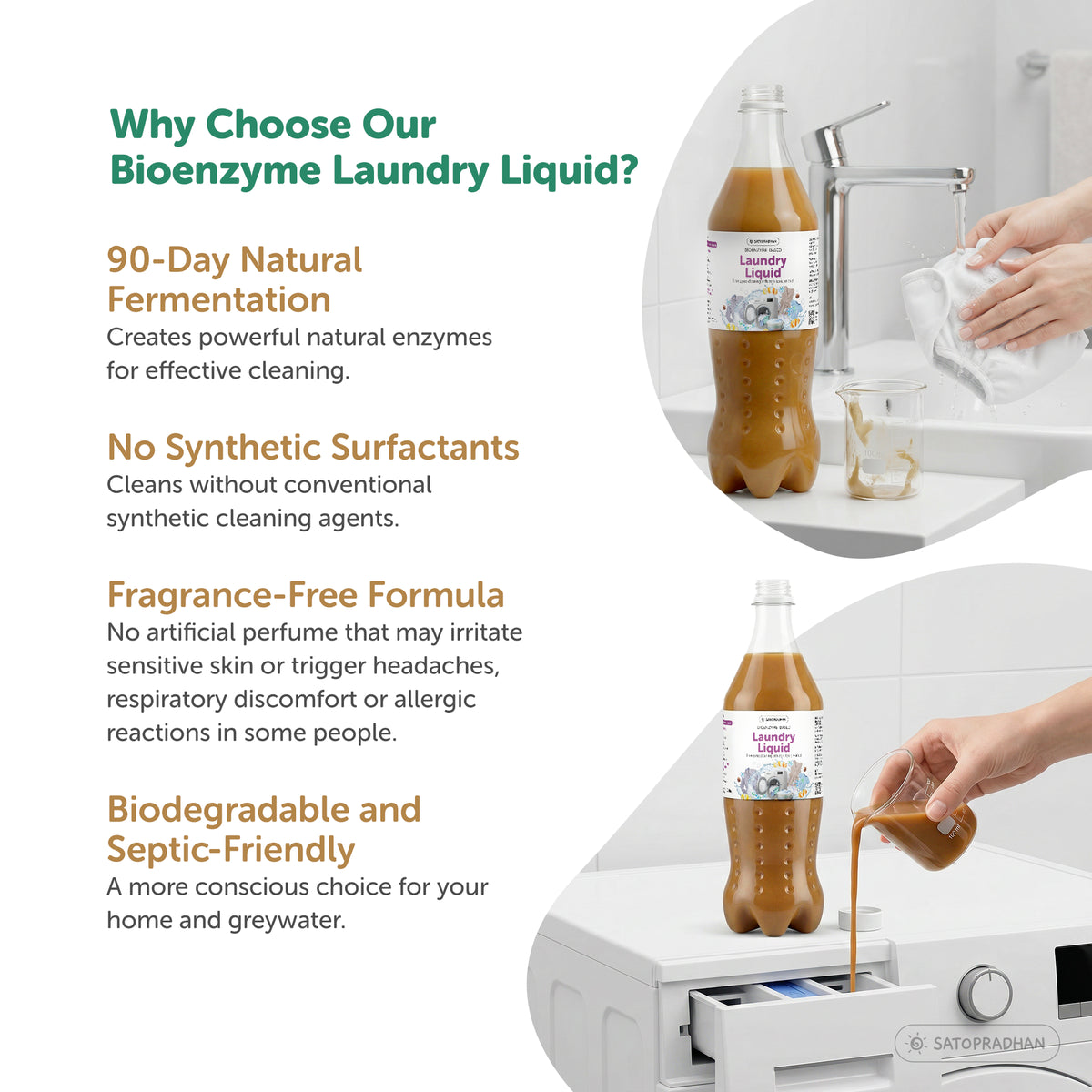 How bioenzymes and plant-based ingredients help clean dirt and stains from clothes