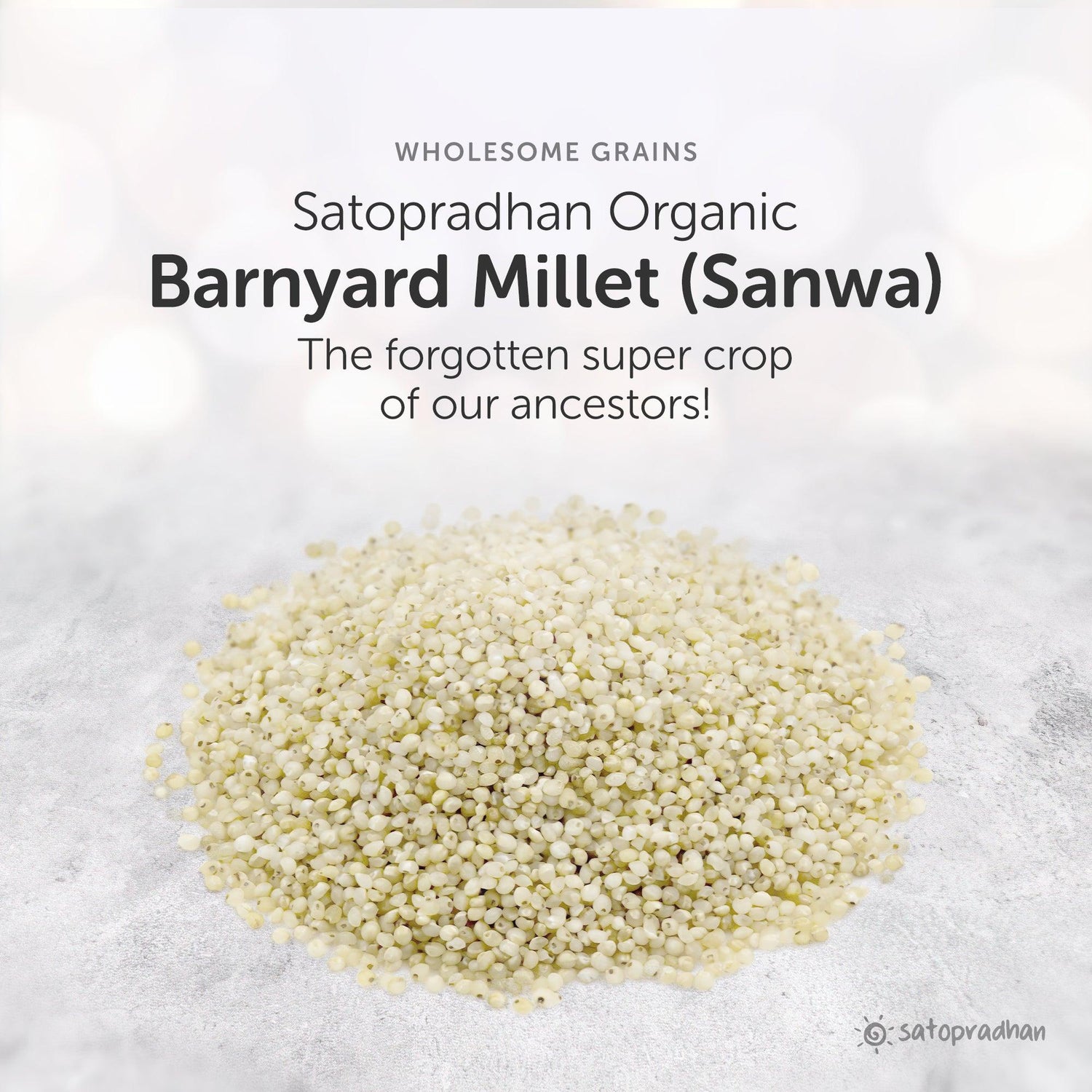 Home Barnyard Millet Sanwa 800g Natural, Organic & Unpolished...