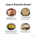 Brown Rice Basmati 800g/ 4.8kg - Organic, Purely Natural & Unpolished | Long Grain Rice perfect for preparing Biryani & Vegetable Pulao - Satopradhan