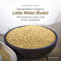 Little Millet - Kutki/ Samai 800g - Natural, Organic & Unpolished - Gluten free and Wholesome Grain | Sama Rice | Fasting Food - Satopradhan
