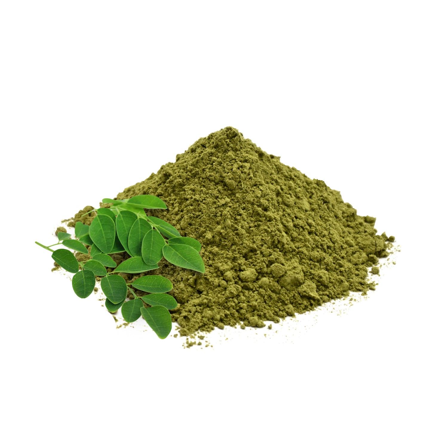 organic, natural moringa leaves powder