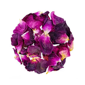 Rose Petals Dried 50g - Pure & Natural Edible Flower - Organically Grown Shade Dried petals without Chemicals - Satopradhan