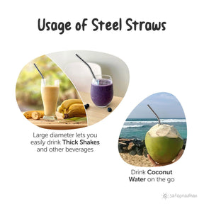 usage of guide of stainless steel straws