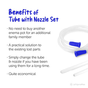 benefits of tube with nozzle set